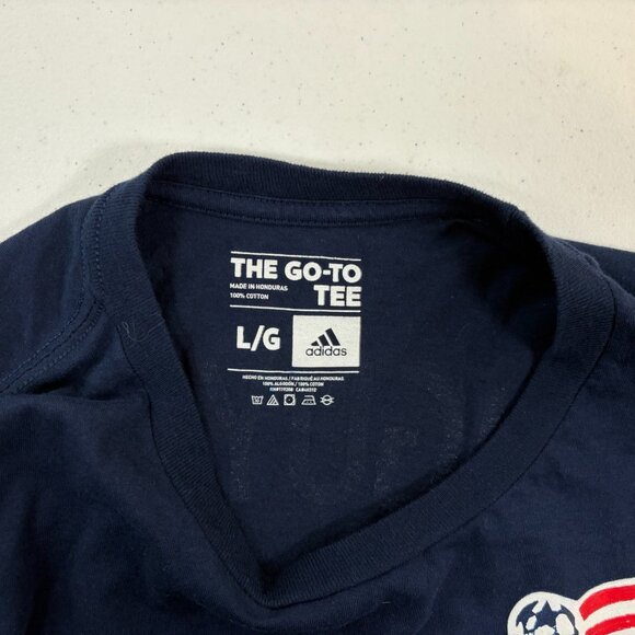 Lee Nguyen Jersey T Shirt Mens Size L Adidas New England Revolution MLS Soccer - Picture 4 of 5